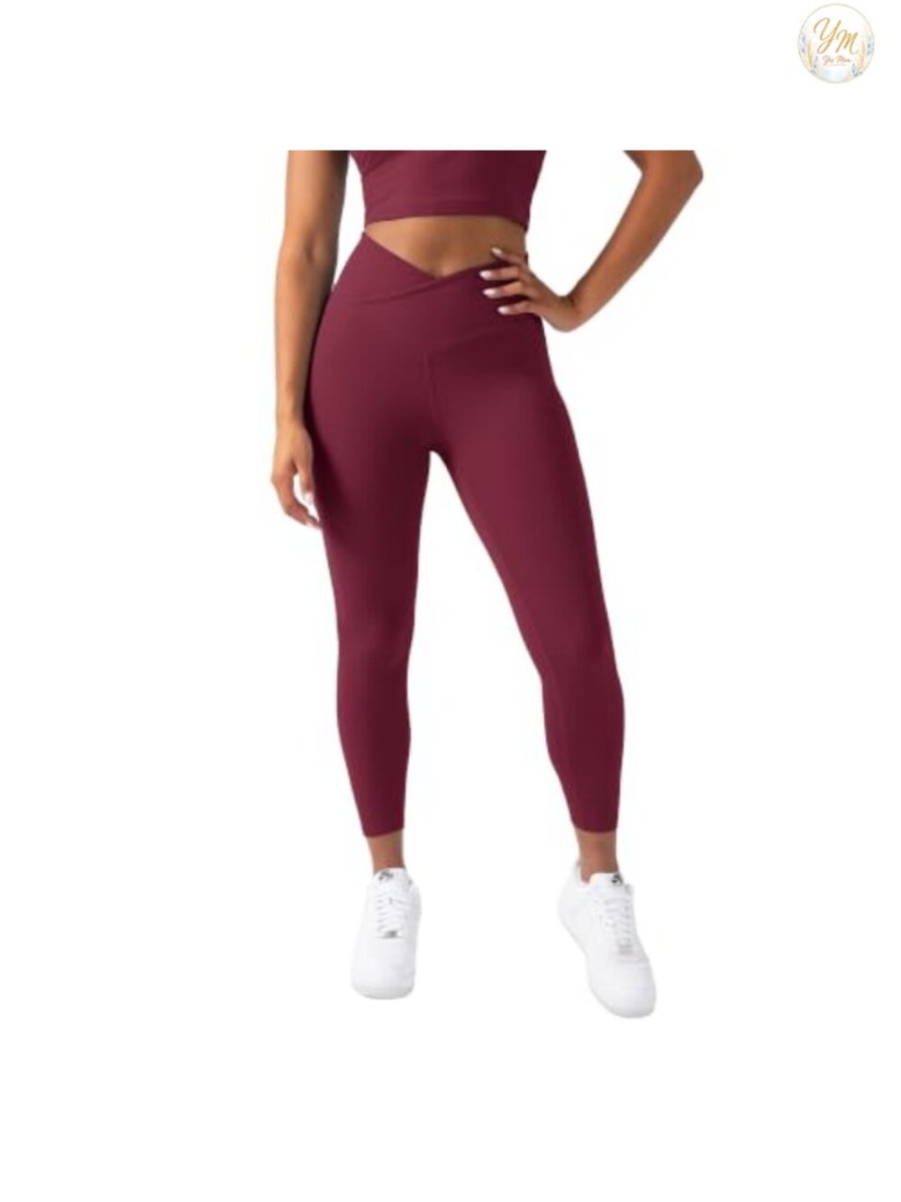Ultraluxe Crossover High-Waist Legging 7/8 Athleisure 4-Way Stretch